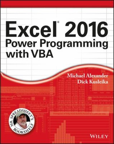 Excel 2016 programmation - excel,