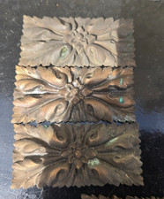 3 BRONZES ROSACES ELEMENTS