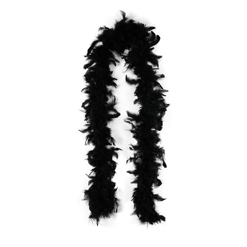 Boa plumes noir m - noir,