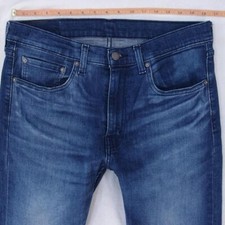 Hommes Levi's 519 HIGH BALL EXTREME Ajusté Skinny Élasthanne Bleu Jeans W33 L32