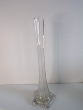 VASE SOLIFLORE D'EGLISE EN VERRE TRANSPARENT