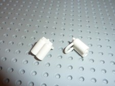 2 x LEGO Space Minifig White