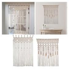 Rideau de porte en macramé