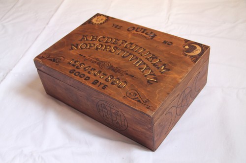 Coffret vintage bois - coffret, gravé