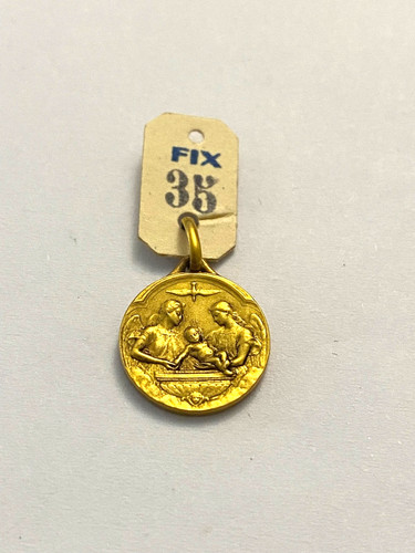 Ancien pendentif baptème - ancien,
