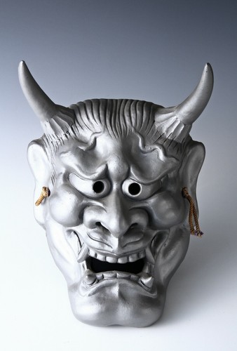 Ancien masque poterie - masque, en