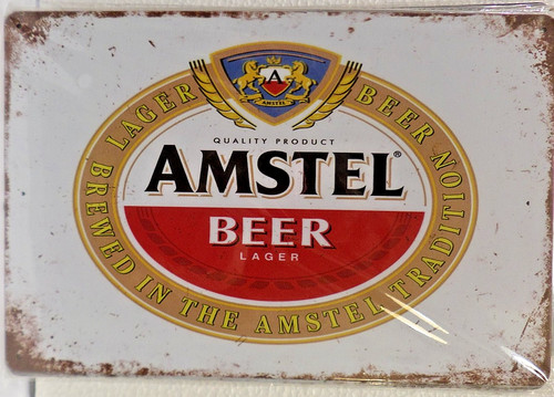 Plaque metal vintage 20x30 - plaque,