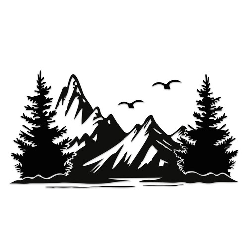 Kit autocollants montagne - d'autocollants,