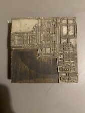 Ancienne plaque d'imprimerie