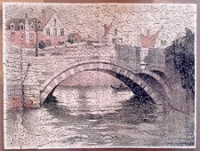 Puzzle bois découpé main