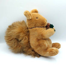 Peluche vintage écureuil - peluche,