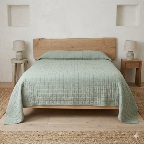 Couvre lit matelassé - matelassé, double