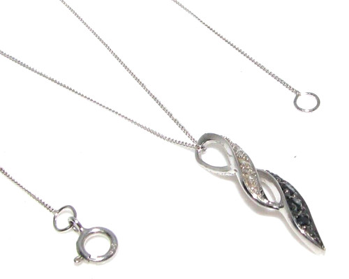 Chaîne blanc 9 carats - en,