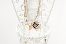 Joli Collier Rond en Alliage