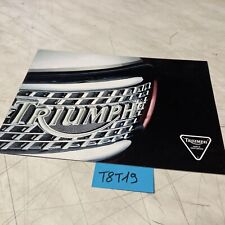 triumph moto T595 T509 trophy tiger prospectus  brochure catalogue édition 1996