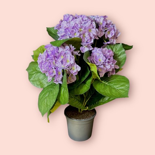 Hortensia artificiel violet - artificiel, en