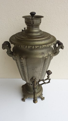 Ancien gros samovar russe - ancien,