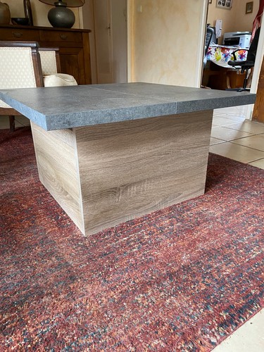 Table basse carrée avec - table,
