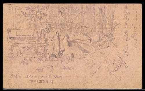 Carte postale artiste peinte - postale, d'artiste