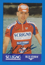 CYCLISME carte cycliste STEFANO CASAGRANDE équipe SCRIGNO blue storm signée