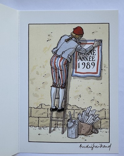 Carte voeux juillard 1989 - carte,