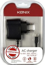 CHARGEUR SECTEUR NINTENDO NEW3DS/NEW 3 DSXL,3DS/2DS/3DSXL/DSI/DSiXL Neuf Konix