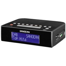 Sangean DCR-89+ Radio-réveil DAB+, FM AUX, USB fonction réveil noir