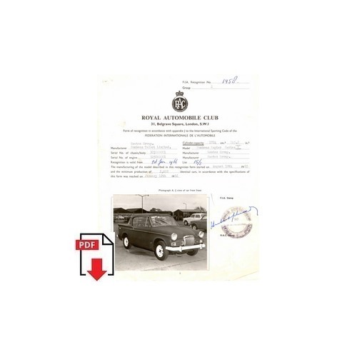 1967 sunbeam rapier series - rapier, v