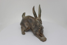 Statue Sculpture Lapin Lievre Animalier Chasse Style Art Deco Style Art Nouveau