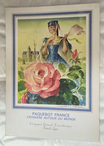 Vieux papier menu - vieux, cie