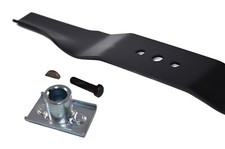 Lame de tondeuse 51 CM + porte-couteaux + cale + vis pour tondeuse brochet