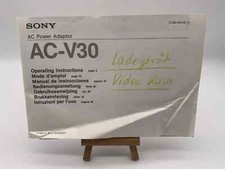 Sony AC-V30 AC Puissance Adaptateur Mode D 'em Ploi