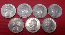 lot de 7 pieces washington 