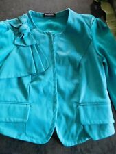 Veste courte Morgan turquoise émeraude taille 40