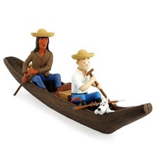 Moulinsart Tintin - La pirogue