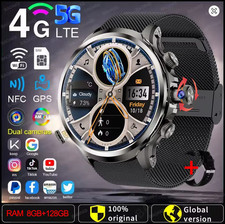 Montre Connectée Smartwatch carte SIM GPS Caméra HD Wi-Fi RAM 8Go Stockage 128Go