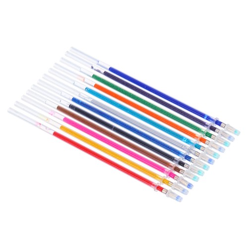 Couleurs gel stylo recharge - 12,