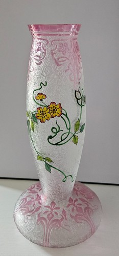 Baccarat vase art - baccarat, nouveau