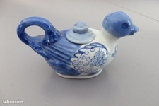 Canard porcelaine bleue
