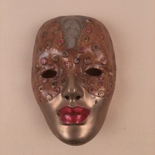 Masque décoratif mural en