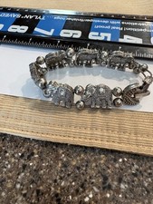 8 Inch Silver plate Elephant