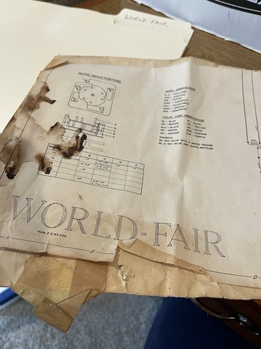 World fair pinball schematic - fair,