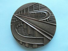 Médaille CITRA FRANCE CITREM SGCI 1950-1970  BRONZE 307,5gr 80mm Patine Superbe