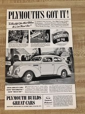1938 Plymouth Builds Great