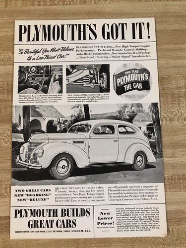1938 plymouth builds - 1938, great