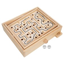 Labyrinthe bois avec billes - labyrinthe,