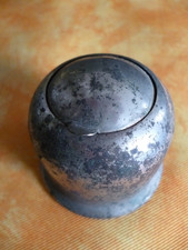 encrier ancien metal et bakelite