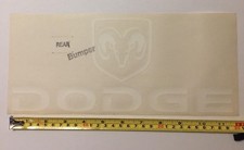 Autocollant logo dodge - logo, ram
