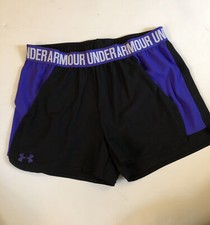 Under Armour Women's Shorts Black/purple - For Size Check Pictures