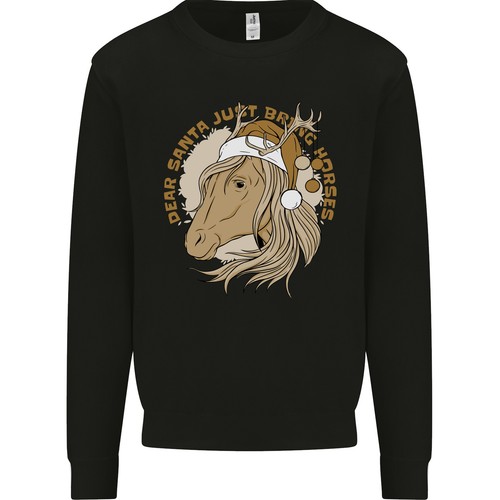 Drôle noël cheval - drôle,